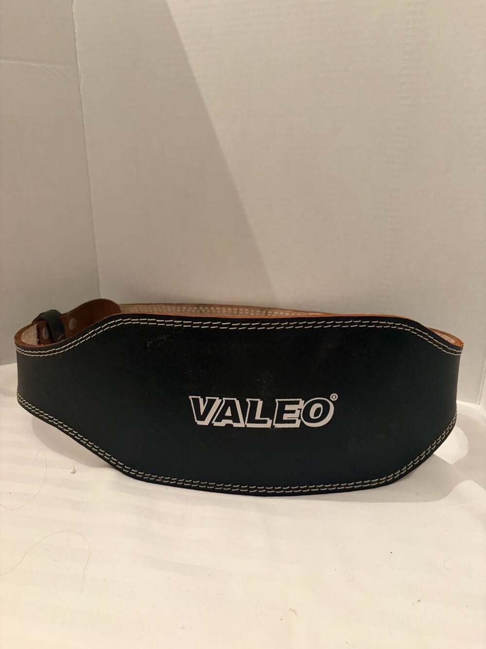 Valeo VRL6 6-Inch Padded Leather Lifting Belt With Back Support
